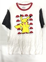 Pokémon Pikachu and pokeball T-shirt- size XL