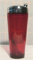 Depression Glass Ruby Red Martini Shaker