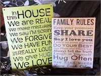 Family Inspirational Wall Signs