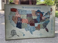 Michael Mullan US Map Wall Map
