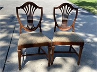 (2) Harp Back Chairs