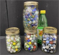 Ball Jars with Marbles
