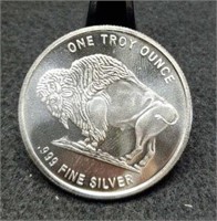 2014 Troy oz. Silver Buffalo/Indian Round