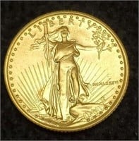 1986 Ten Dollar 1/4 oz. Gold Eagle,
