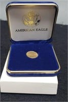1998 1/10 oz. Gold Eagle Five Dollar w/Case