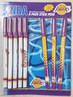 PACK OF 8 LAKER PENS