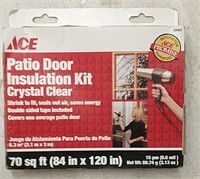 PATIO DOOR INSULATION KIT CRYSTAL CLEAR