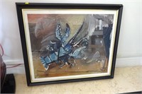 Picasso "Lobster And Cat" Print, Framed