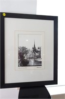 Martin Roberts "Willow At Notre Dame", Framed