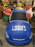 lowes 6' long race car with air pump