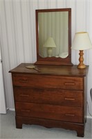 Beautiful Antique Dresser & Mirro