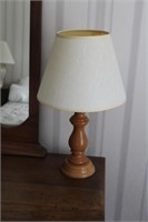 Small Wood Desk/Table Lamp