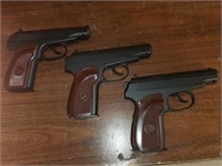 3 replica pistols  from a collection