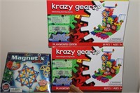 Lot of 3 MODEL kits-Krazy Gears & Magnetix