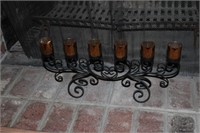 Wrought Iron Candle Holder 7 Candles