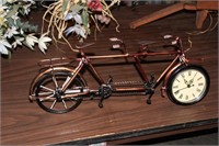 Tandem Bicycle Desk Clock