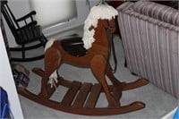 Wood Rocking Horse.