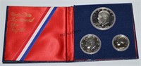 U.S. Bicentennial 3 Coin Silver Proof Set