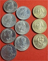(14) - US $1 COINS