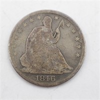 1846 Seated Liberty Half Dollar
