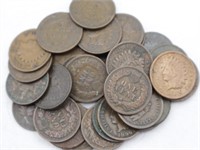 (32) Indian Head Pennies