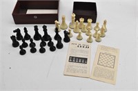 Chess Men DeLuxe Craft Chicago Vintage De Luxe