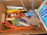 box of items drop cord