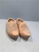 Pair of wooden shoes