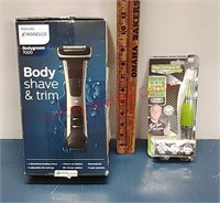 Norelco body shave & Micro Trimmer