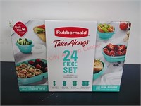 New Rubbermaid Take Alongs 24pc. Container & Lid