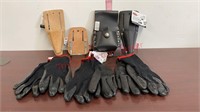 4 New Tool Belt Tool Holders & 3 New Rubber Grip