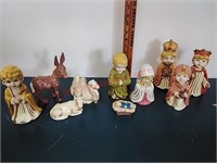 Ceramic Nativity Set