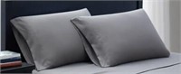 SALT Microfiber Standard/Queen Pillowcases in Grey