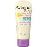 "As Is", Aveeno Baby Mineral Sunscreen Lotion SPF