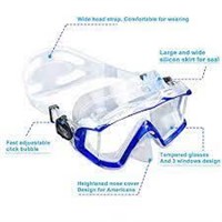 Pano 3 adult diving mask with panoramic view -