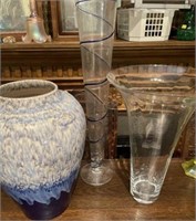 (ST) (3) Over-Sized Vases
