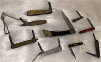 (ST) Collection of vintage knives