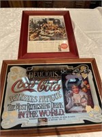 (ST) Framed Coca-Cola advertisements