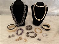 Large assortment of costume jewelry