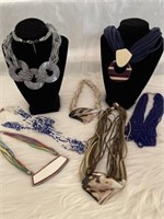 (ST) (7) Bold  And Chunky Necklaces