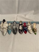 B) Collection of mini shoes-some Just