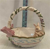 (B) Avon Springtime Collection Ceramic Basket