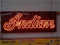 Indian Motorcycles neon sign