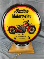 Lighted Indian Motorcycles sign