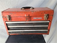 Craftsman 3 drawer toolbox & contents