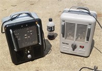Two electric heaters