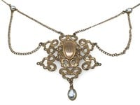 Fine Antique Necklace w/Rhinestones