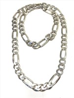 Sterling Chain Necklace - 23 1/2'' Long