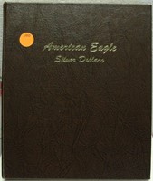 COMPLETE BU SET OF EAGLE SILVERS W/BOOK -1986-2021