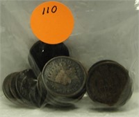 20 MIXED DATE INDIAN HEAD CENTS